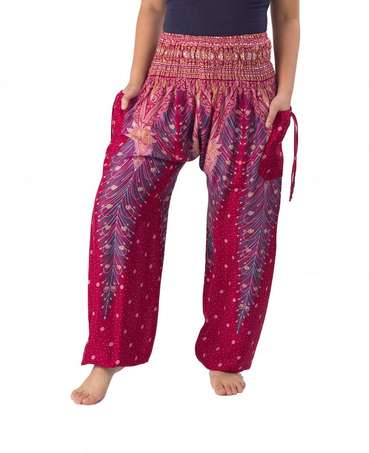 Peacock Harem Pants - Lannaclothesdesign Shop