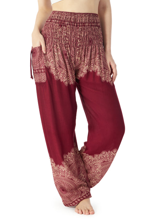 Plain Mandala Harem Pants