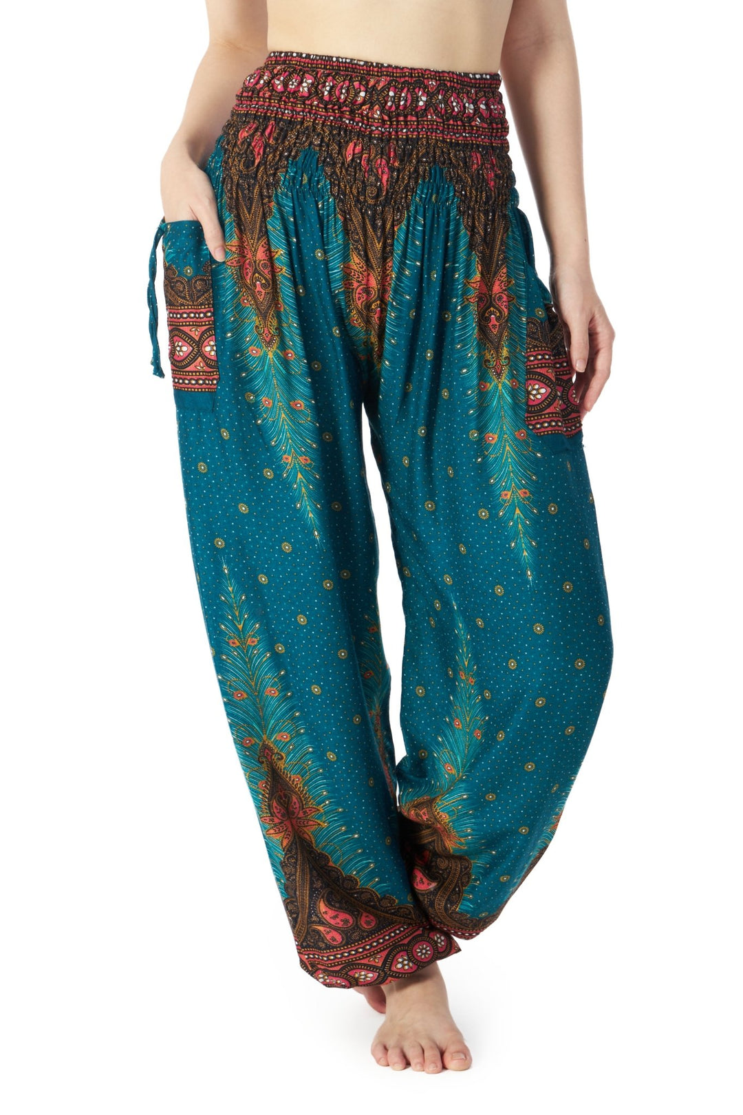 Boho Peacock Pants - Lannaclothesdesign Shop