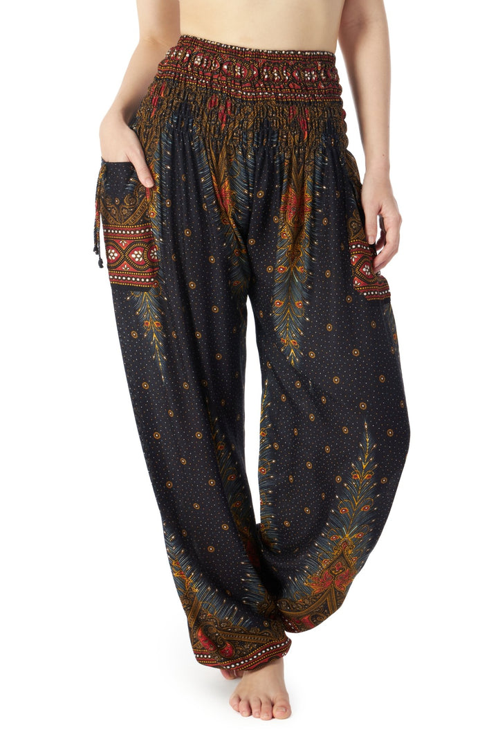Boho Peacock Pants - Lannaclothesdesign Shop