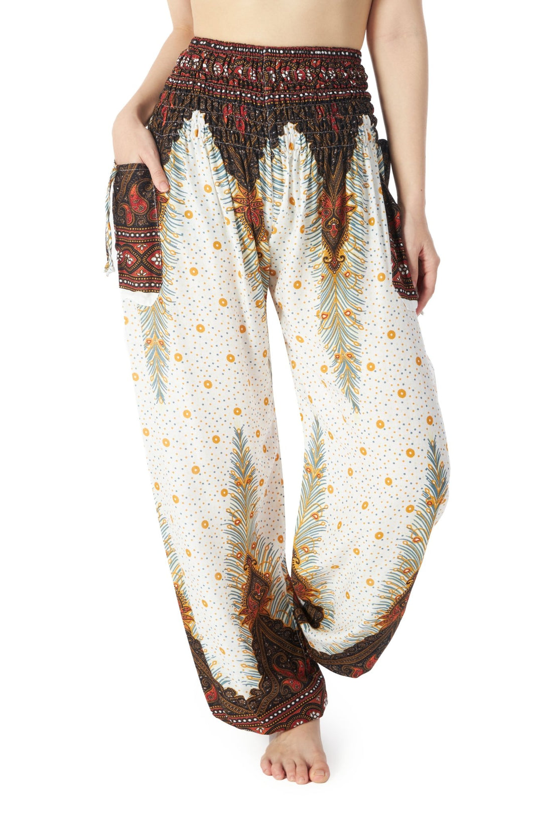 Boho Peacock Pants - Lannaclothesdesign Shop