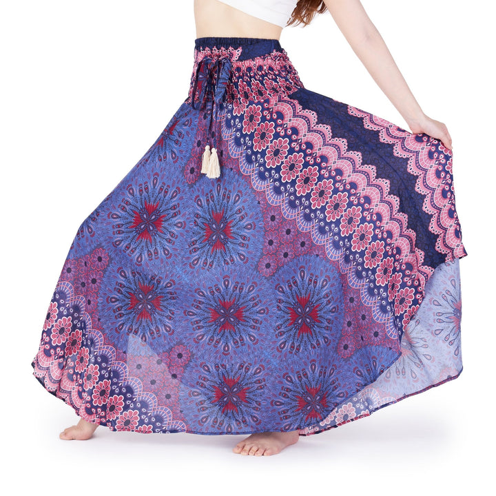 Flower Mandala Boho Skirts - Lannaclothesdesign Shop