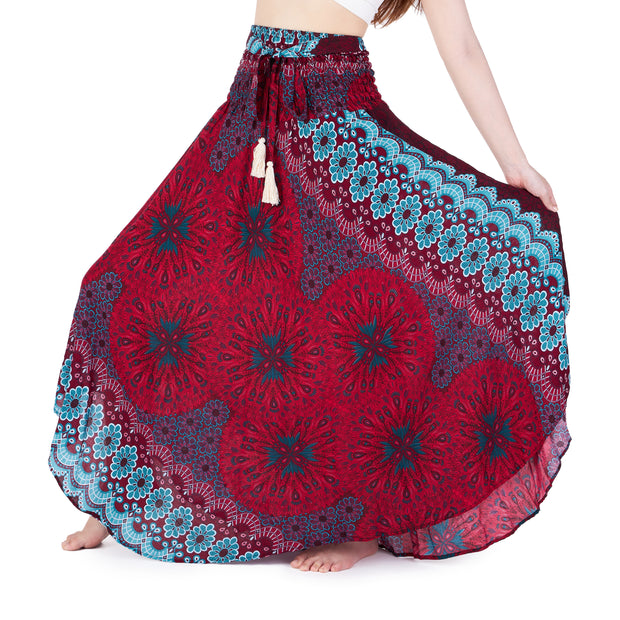 Flower Mandala Boho Skirts
