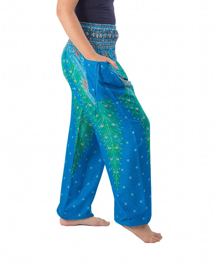 Peacock Harem Pants - Lannaclothesdesign Shop