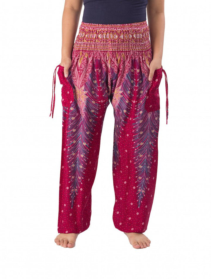 Peacock Harem Pants - Lannaclothesdesign Shop