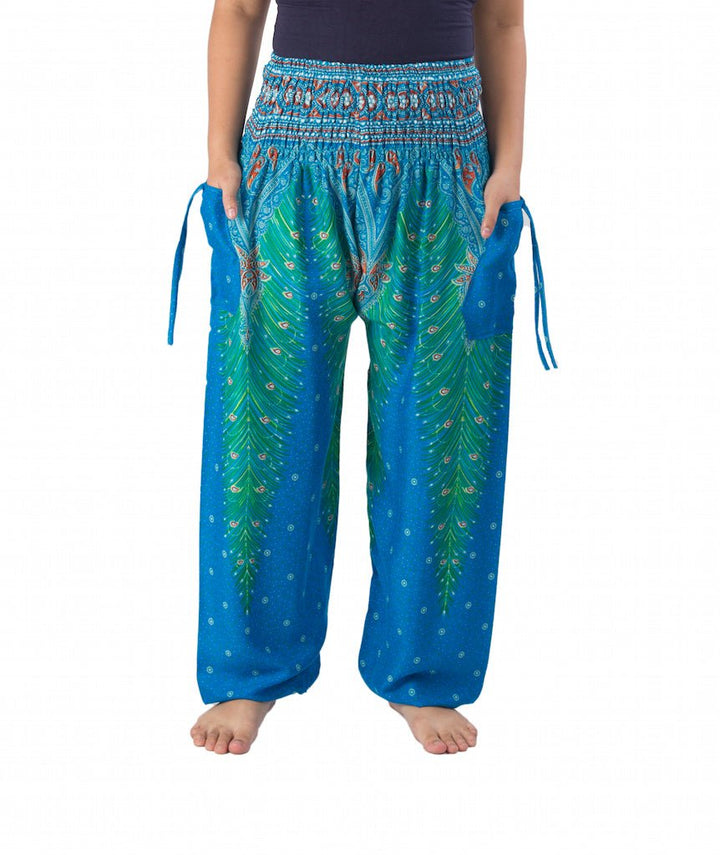 Peacock Harem Pants - Lannaclothesdesign Shop