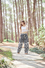 Elephant Harem Pants with Drawstring