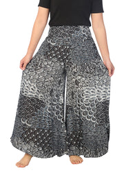 Womens Colorful Peacock Palazzo Pants