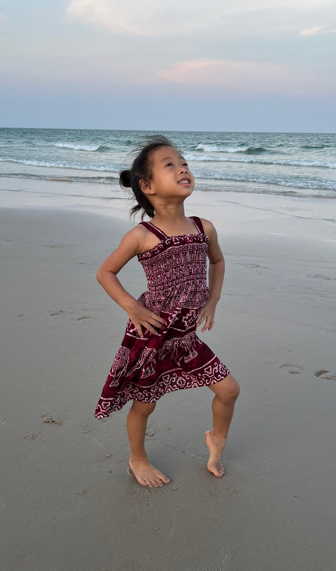 Big Elephant Kids Summer Dress - Lannaclothesdesign Shop