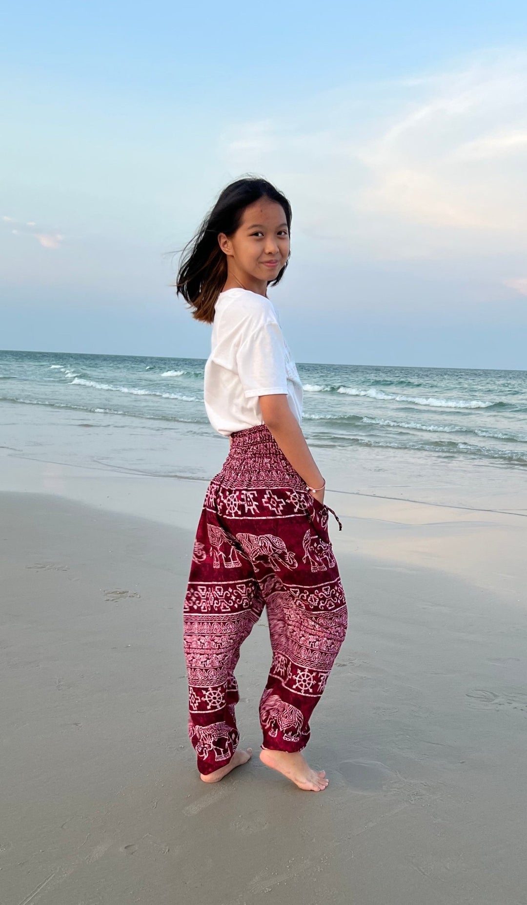 Big Elephant Kids Boho Harem Pants - Lannaclothesdesign Shop