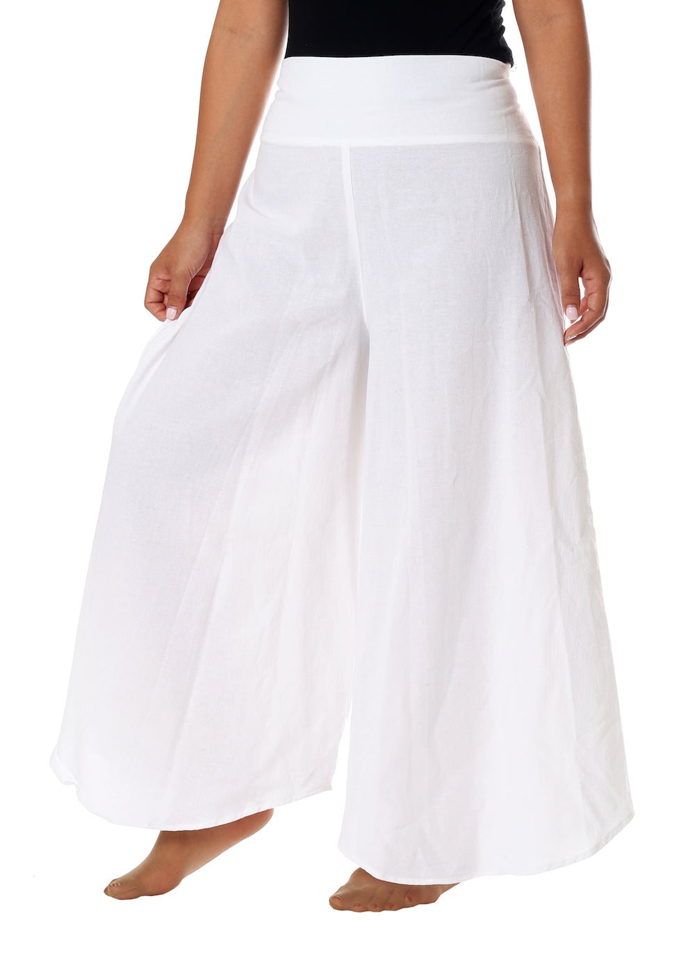 Cotton Palazzo Pants - Lannaclothesdesign Shop