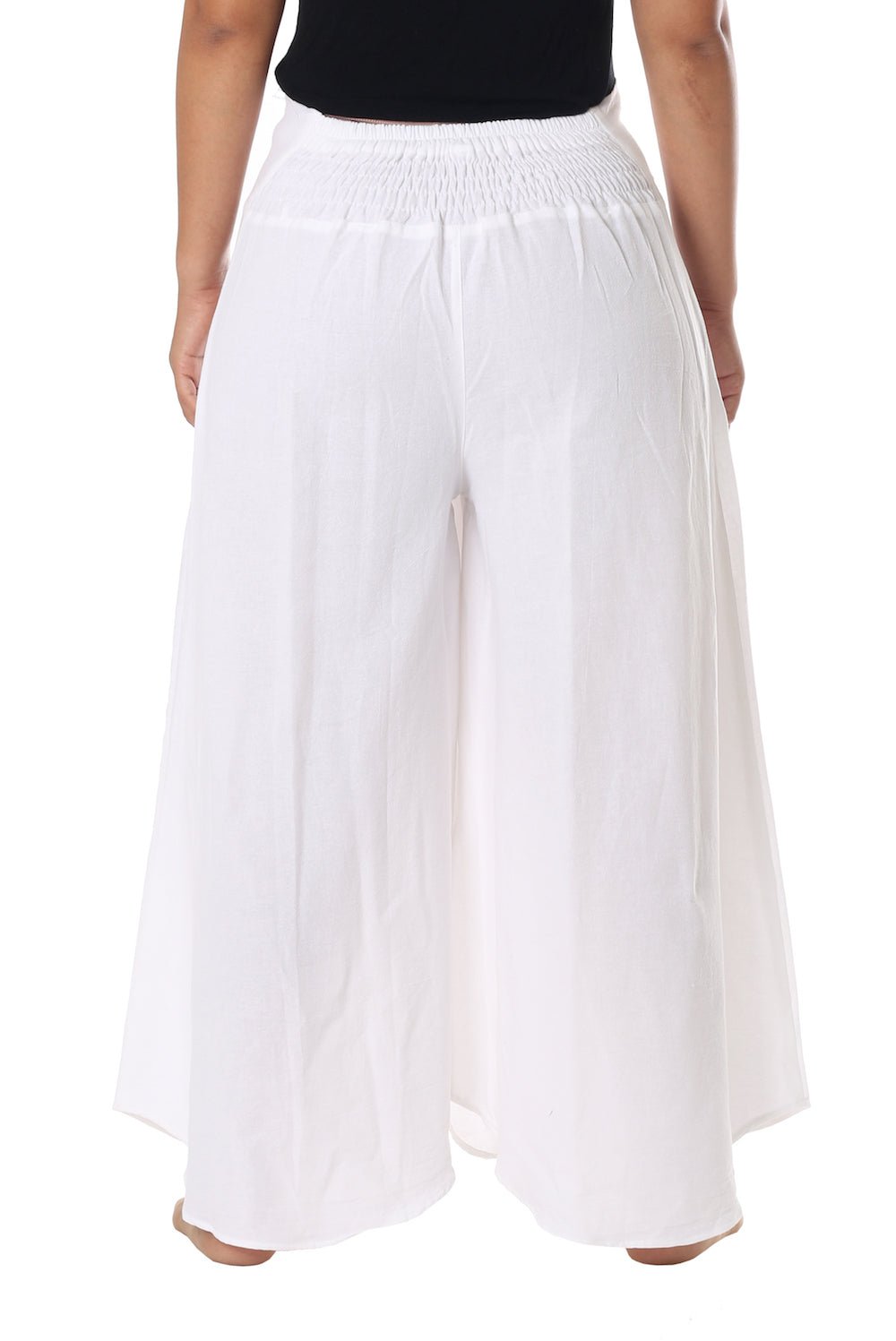 Cotton Palazzo Pants - Lannaclothesdesign Shop