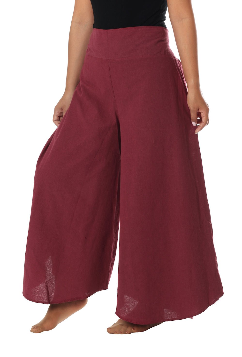Cotton Palazzo Pants - Lannaclothesdesign Shop