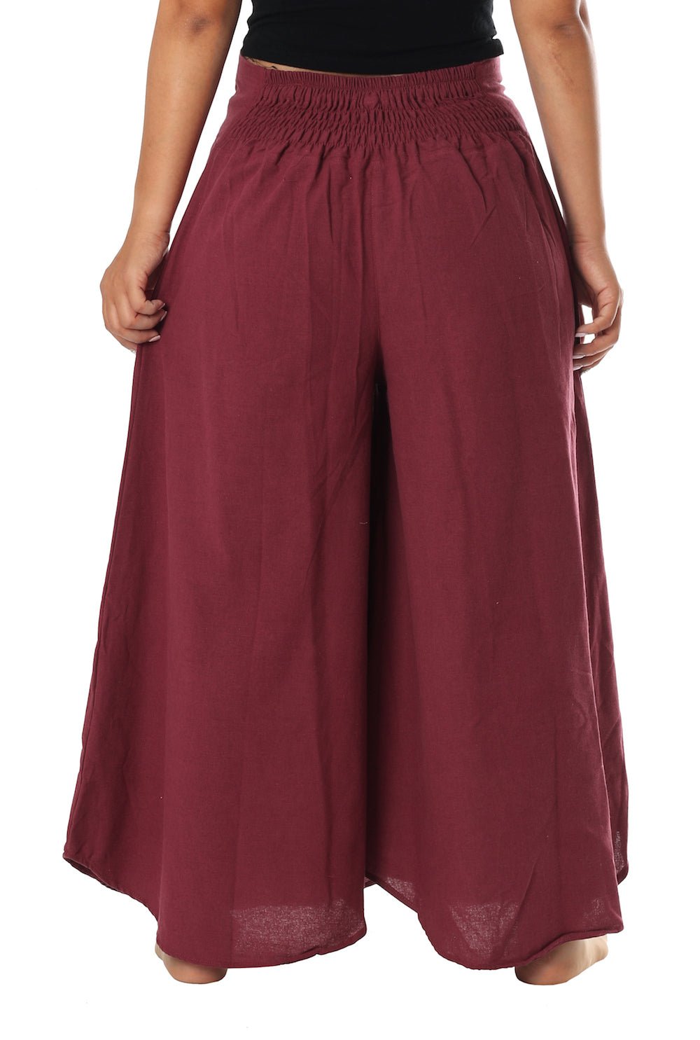 Cotton Palazzo Pants - Lannaclothesdesign Shop