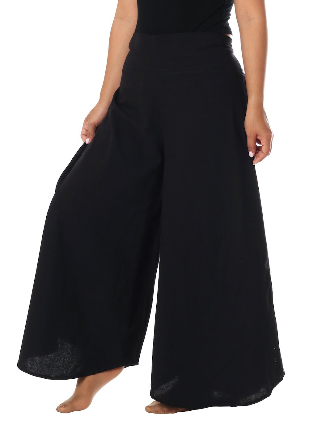 Cotton Palazzo Pants - Lannaclothesdesign Shop