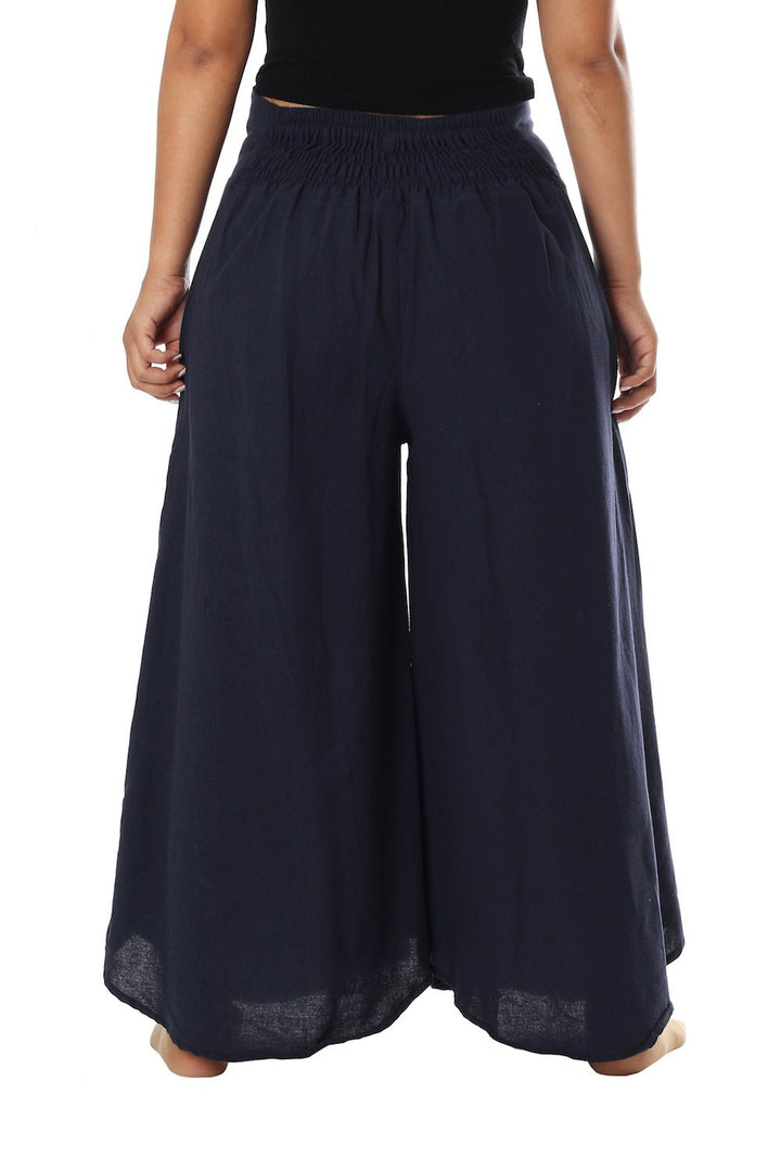 Cotton Palazzo Pants - Lannaclothesdesign Shop