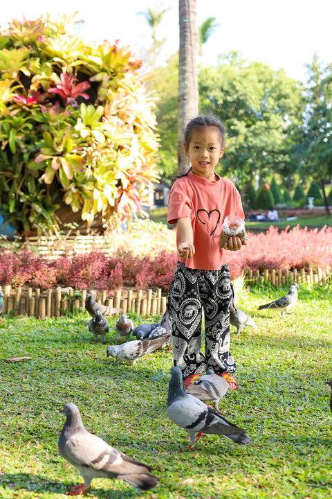 ELEPHANT KIDS HAREM PANTS - Black