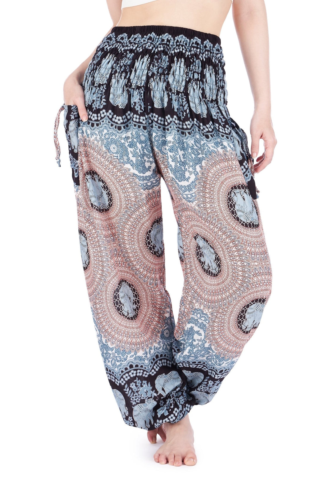 Elephant Rose Harem pants - Lannaclothesdesign Shop