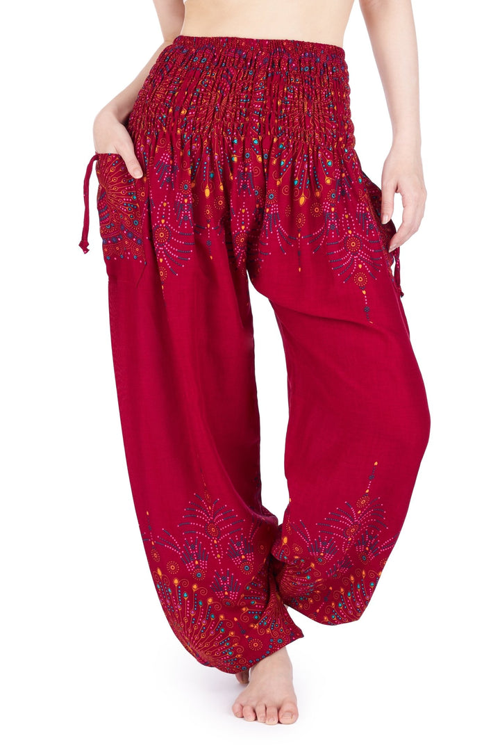 Fire Works Harem Pants - Lannaclothesdesign Shop