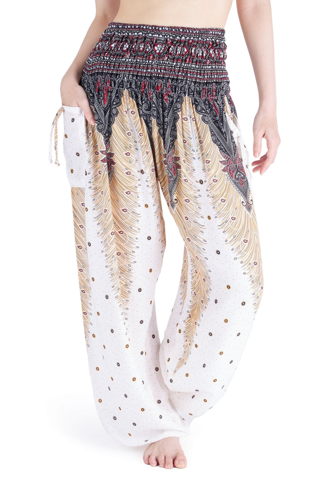 Peacock Harem Pants - Lannaclothesdesign Shop