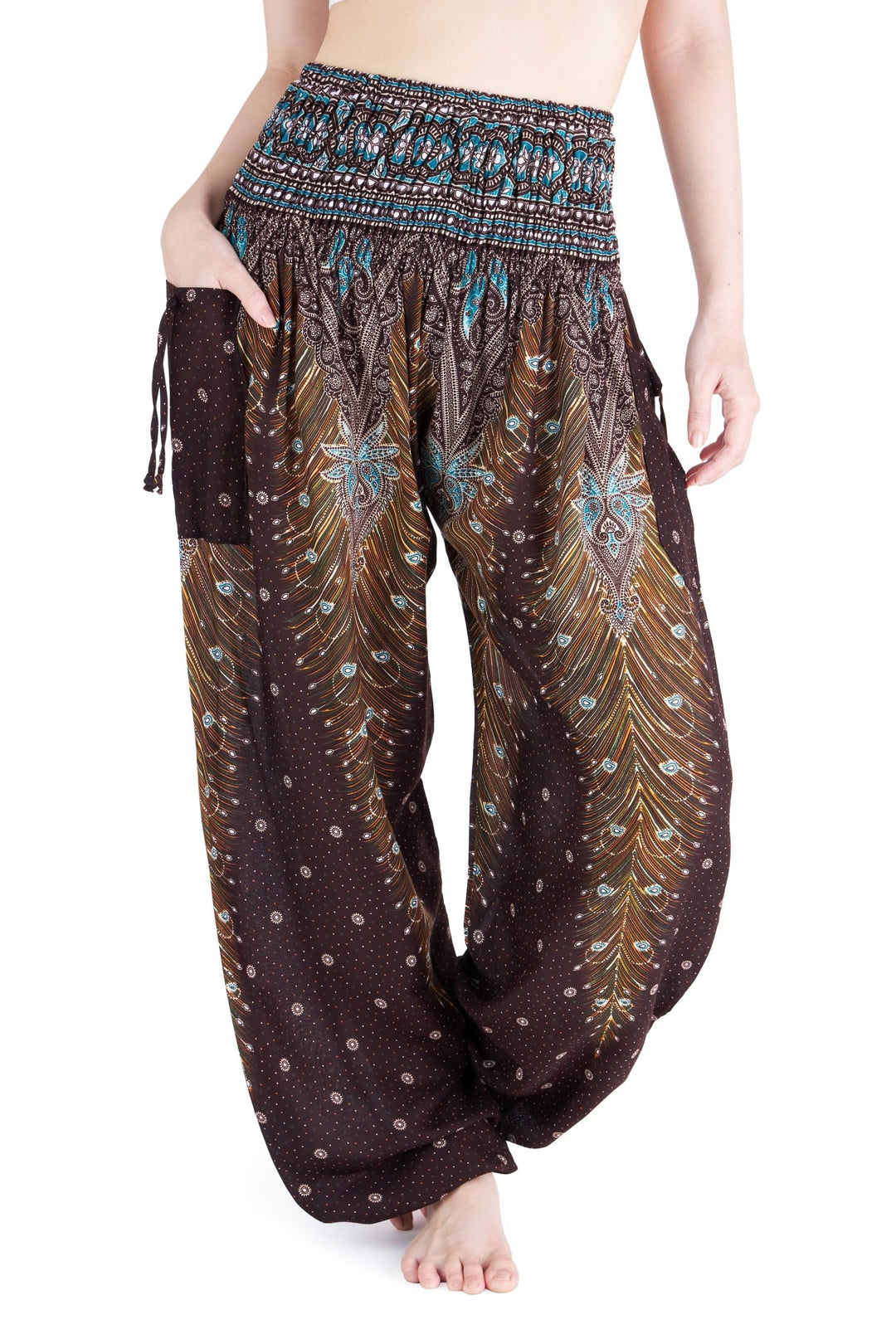 Peacock Harem Pants - Lannaclothesdesign Shop