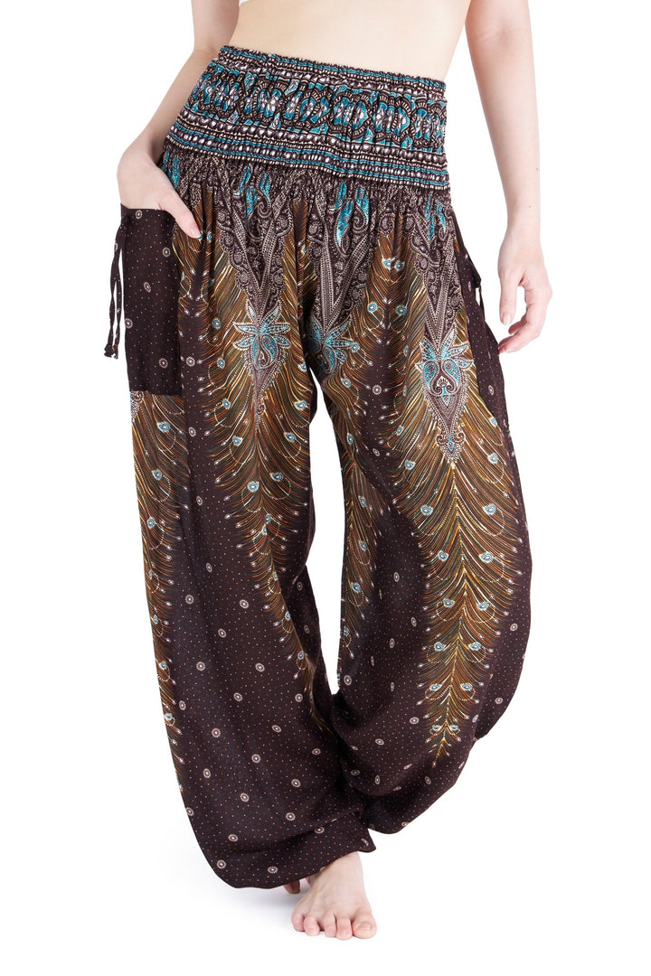 Peacock Harem Pants - Lannaclothesdesign Shop
