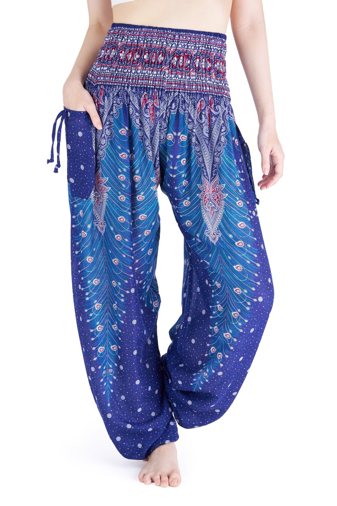 Peacock Harem Pants - Lannaclothesdesign Shop