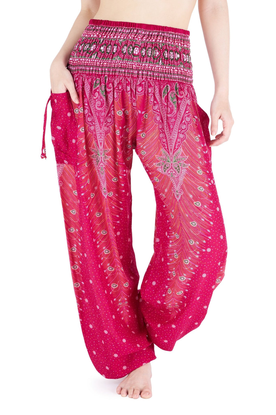 Peacock Harem Pants - Lannaclothesdesign Shop