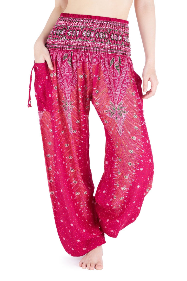 Peacock Harem Pants - Lannaclothesdesign Shop