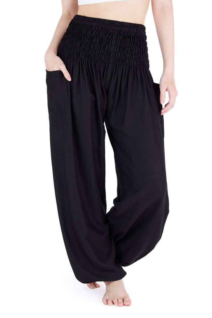 Solid Harem Pants - Lannaclothesdesign Shop