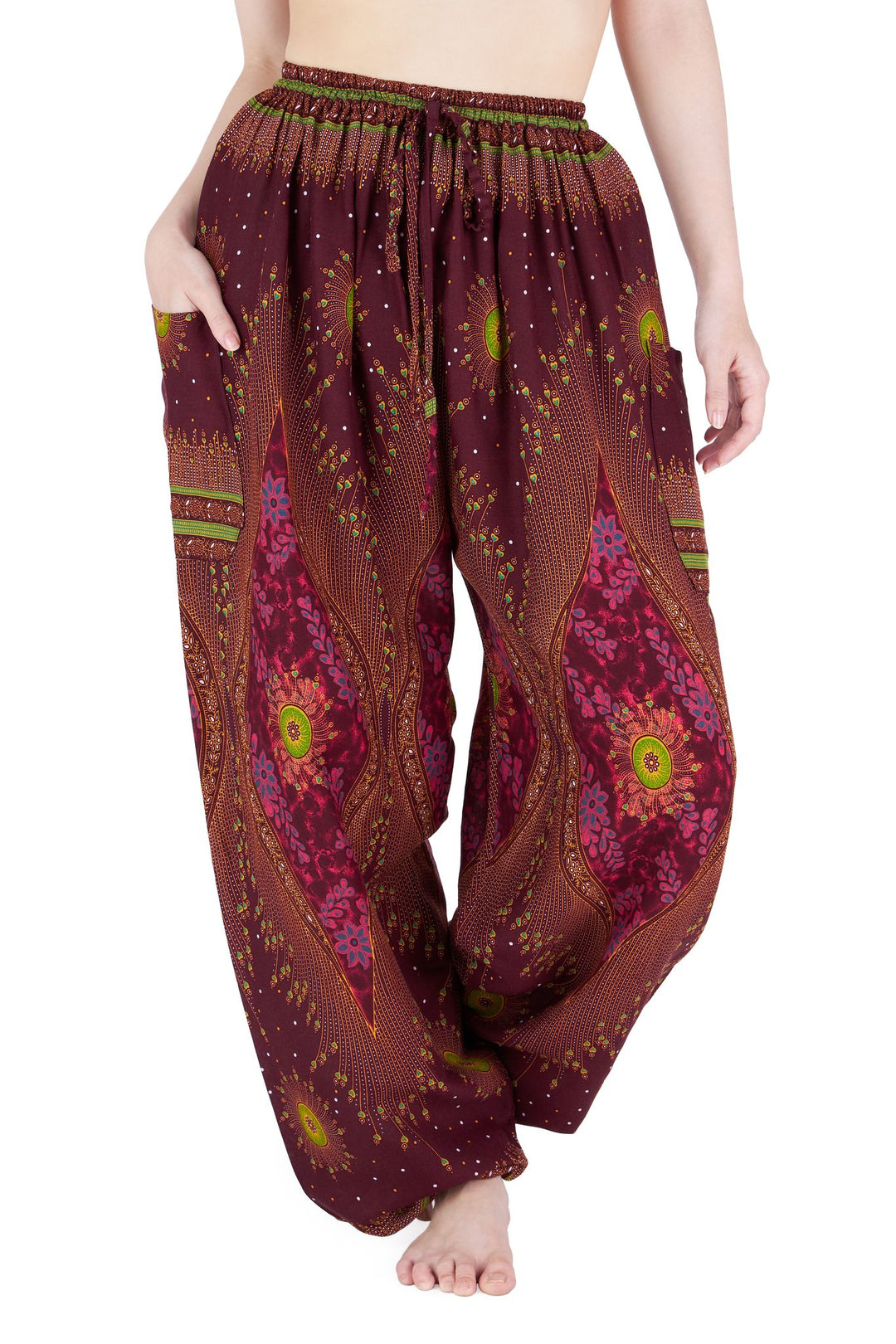 Flowy Drawstring Pants - Lannaclothesdesign Shop