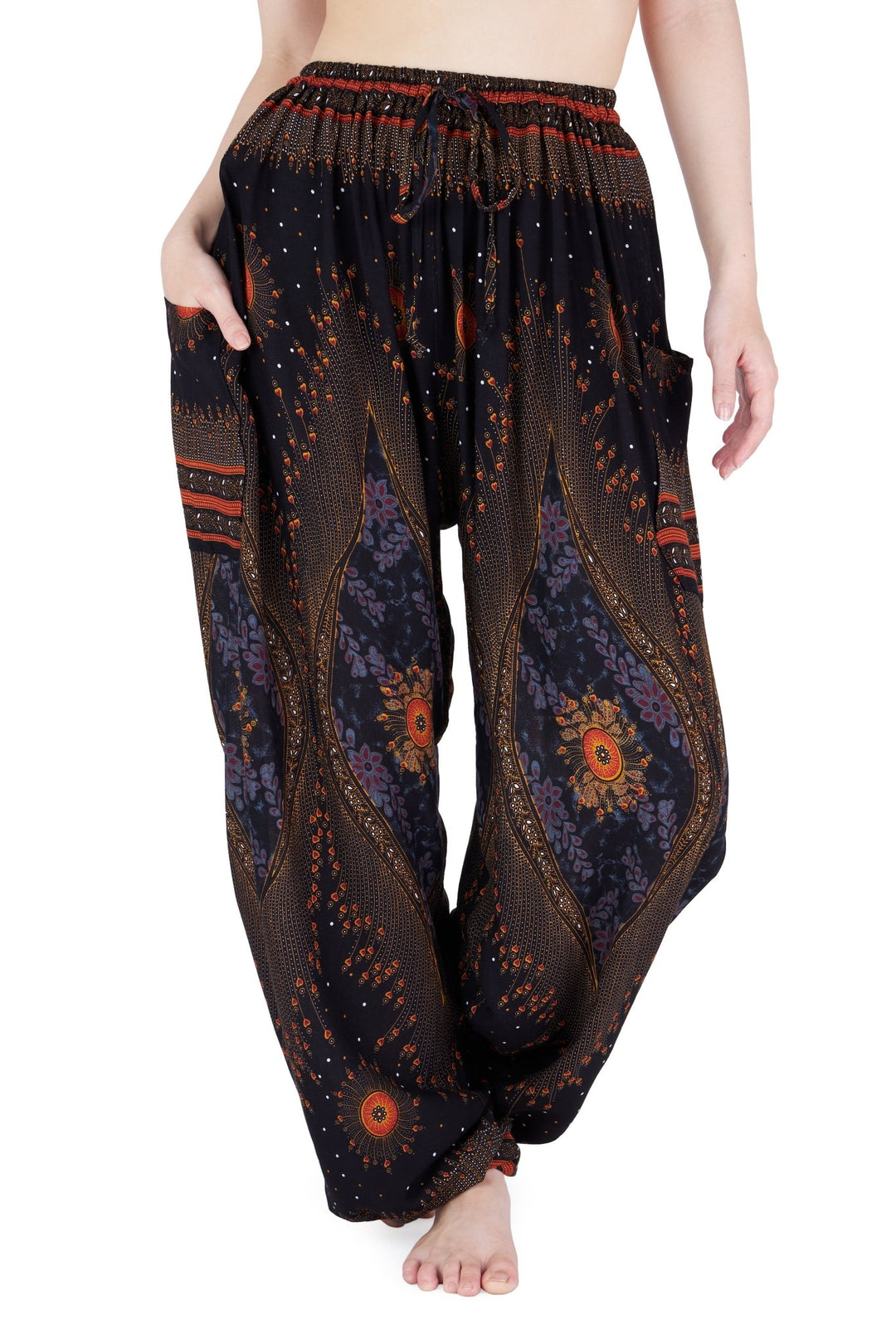 Flowy Drawstring Pants - Lannaclothesdesign Shop