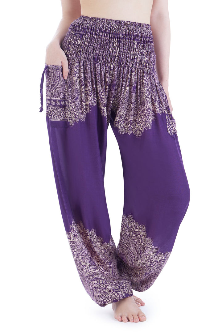 Plain Mandala Harem Pants - Lannaclothesdesign Shop