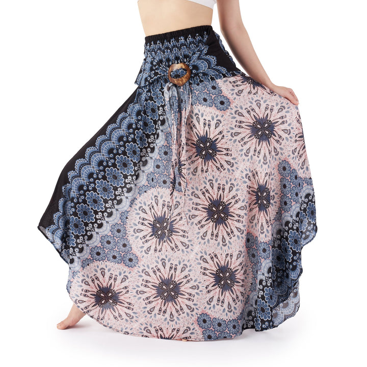 Flower Mandala Coconut Skirts - Lannaclothesdesign Shop