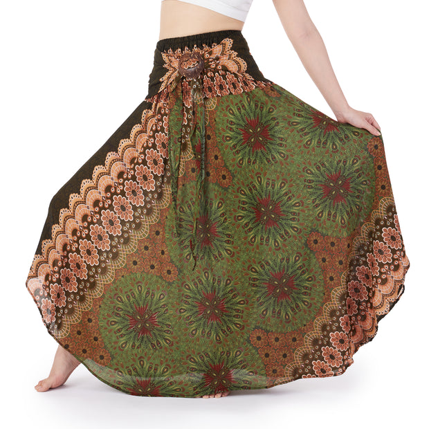 Flower Mandala Coconut Skirts