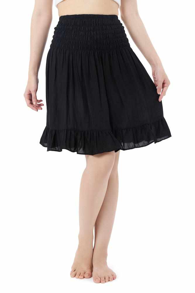 PLAIN HIGH WAISTED SKIRT - Lannaclothesdesign Shop
