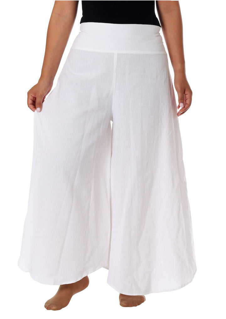 Cotton Palazzo Pants - Lannaclothesdesign Shop