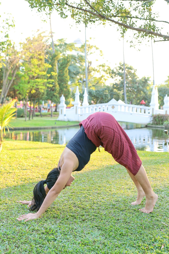 Women Yoga Pants Thai Fisherman Style Trousers - Lannaclothesdesign Shop