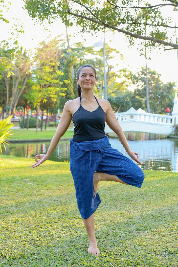 Women Yoga Pants Thai Fisherman Style Trousers - Lannaclothesdesign Shop