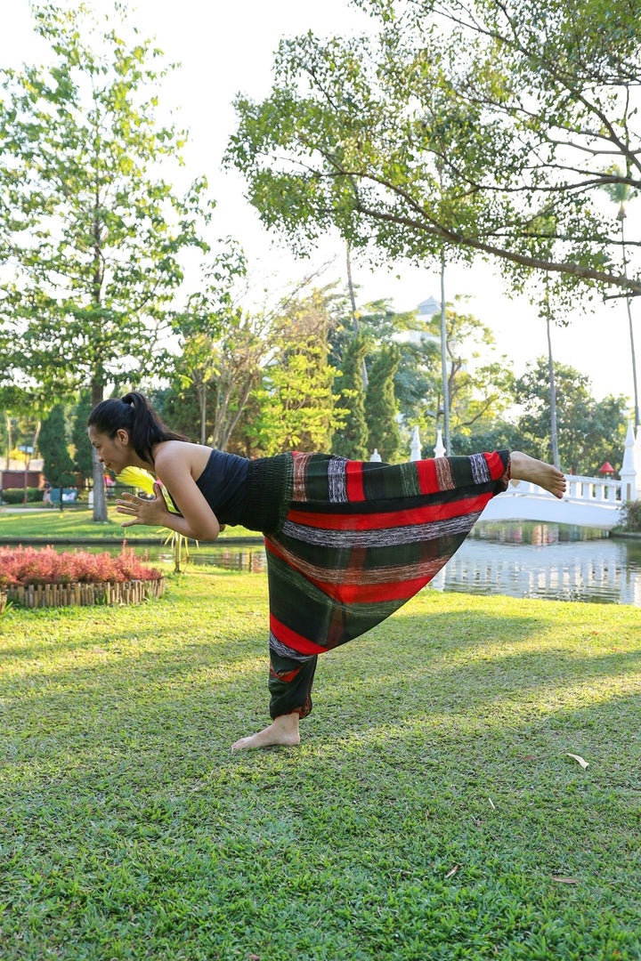 Big Striped Harem Pants - Lannaclothesdesign Shop