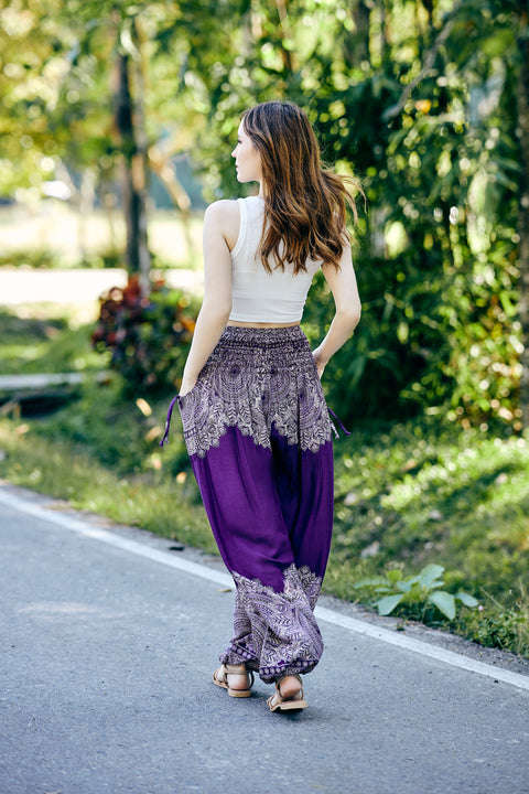 Plain Mandala Harem Pants