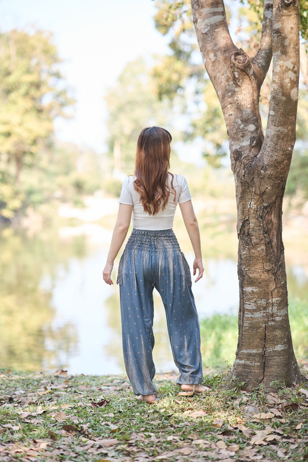 Peacock Harem Pants - Lannaclothesdesign Shop