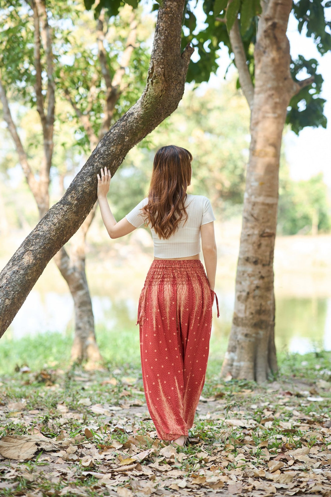 Peacock Harem Pants - Lannaclothesdesign Shop