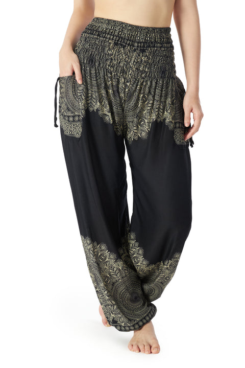 Plain Mandala Harem Pants