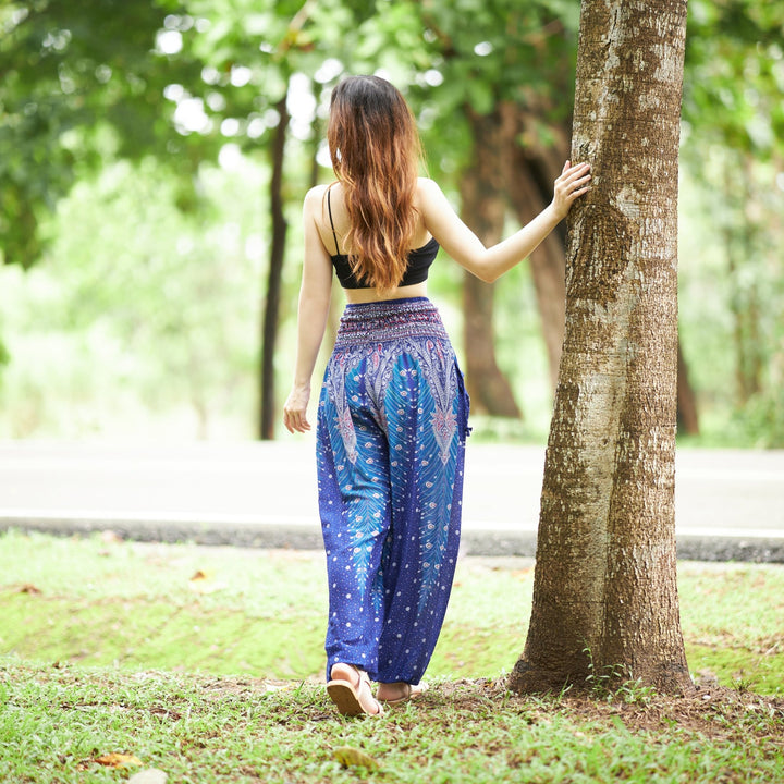 Peacock Harem Pants - Lannaclothesdesign Shop