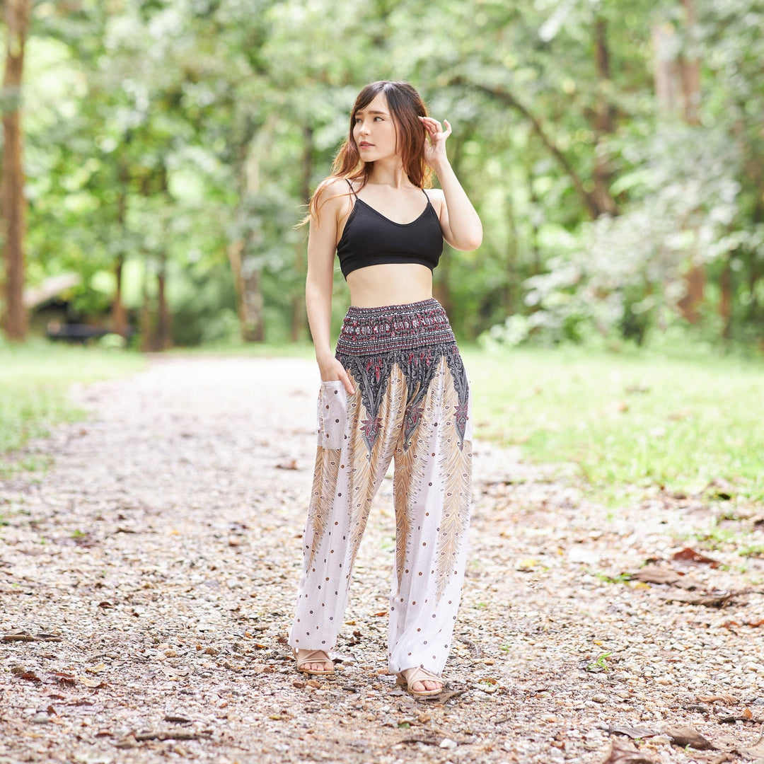 Peacock Harem Pants - Lannaclothesdesign Shop