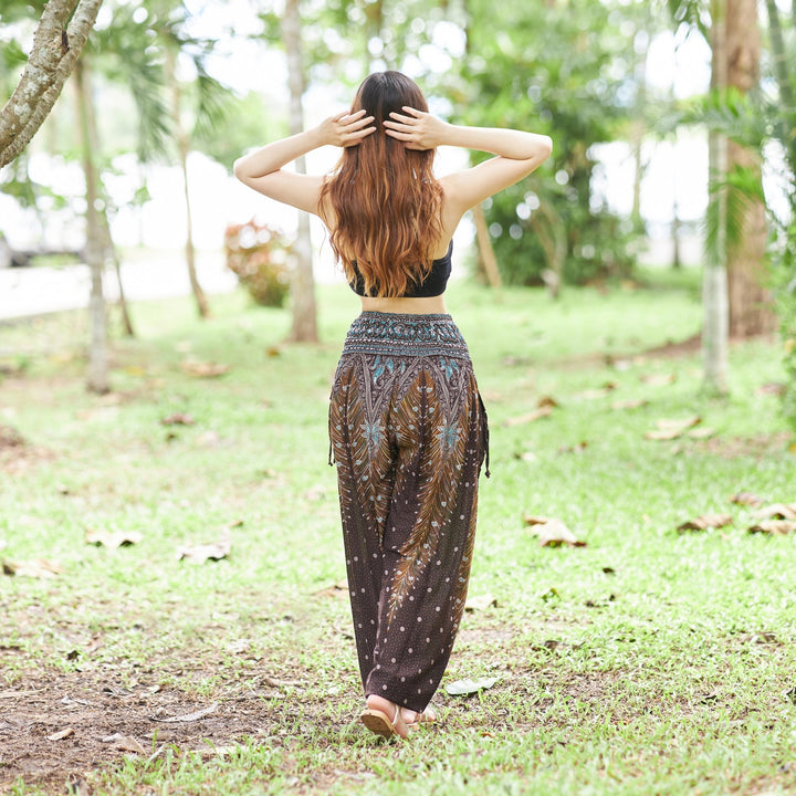 Peacock Harem Pants - Lannaclothesdesign Shop