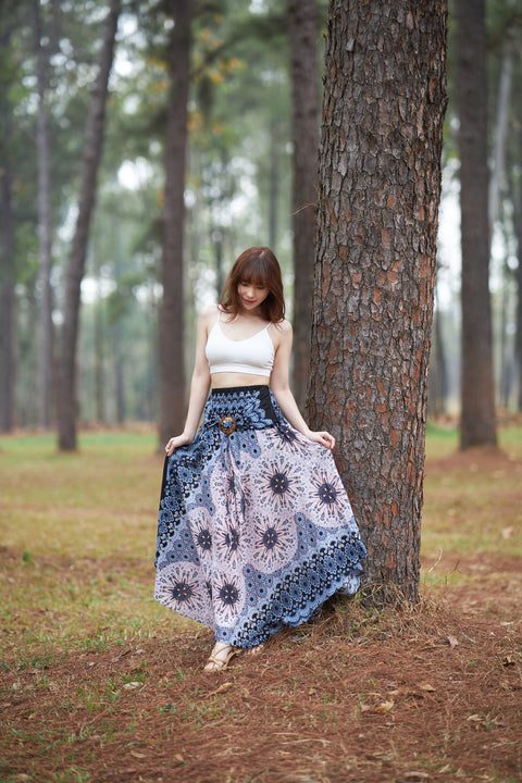 Flower Mandala Coconut Skirts