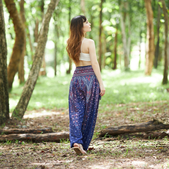 Peacock Harem Pants - Lannaclothesdesign Shop