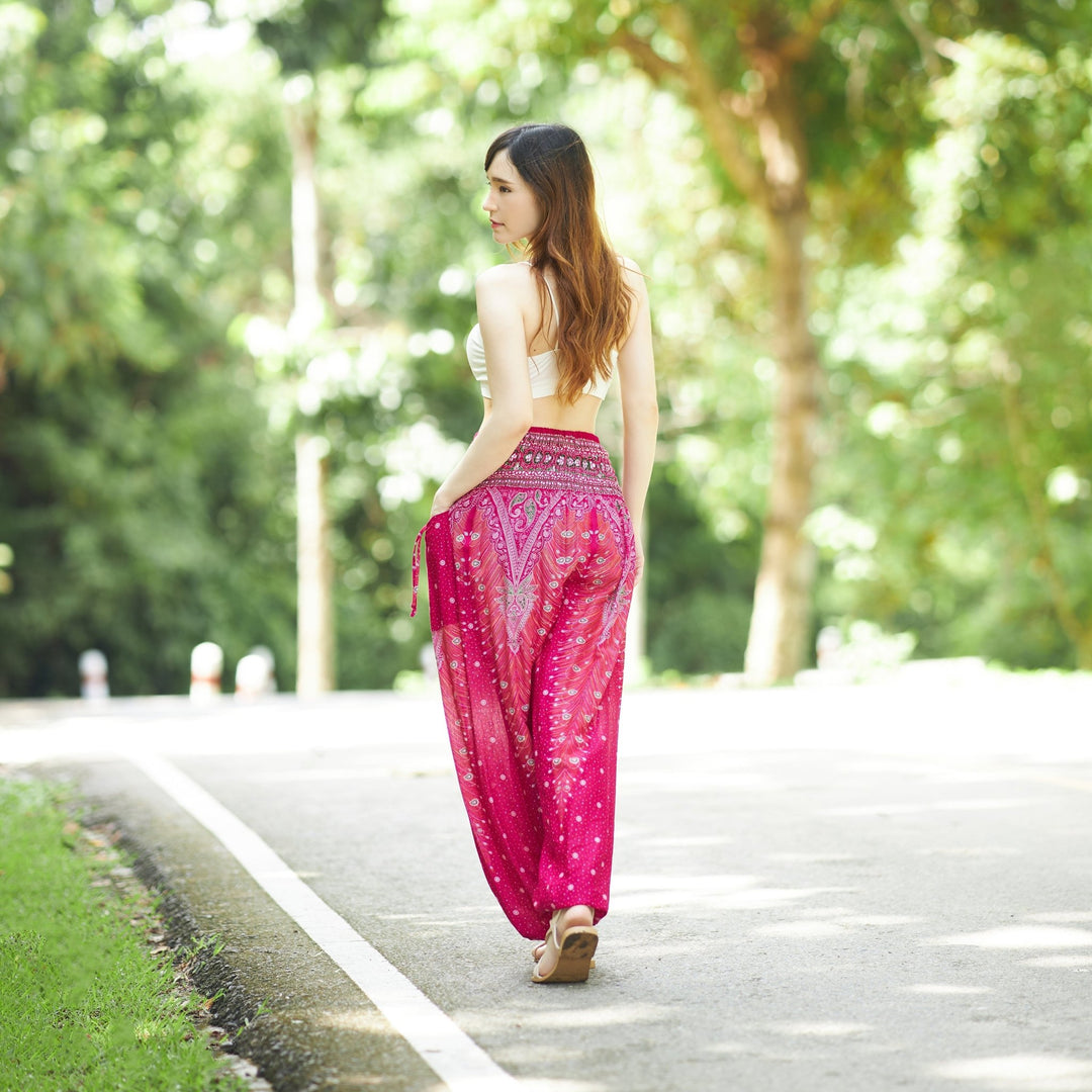 Peacock Harem Pants - Lannaclothesdesign Shop